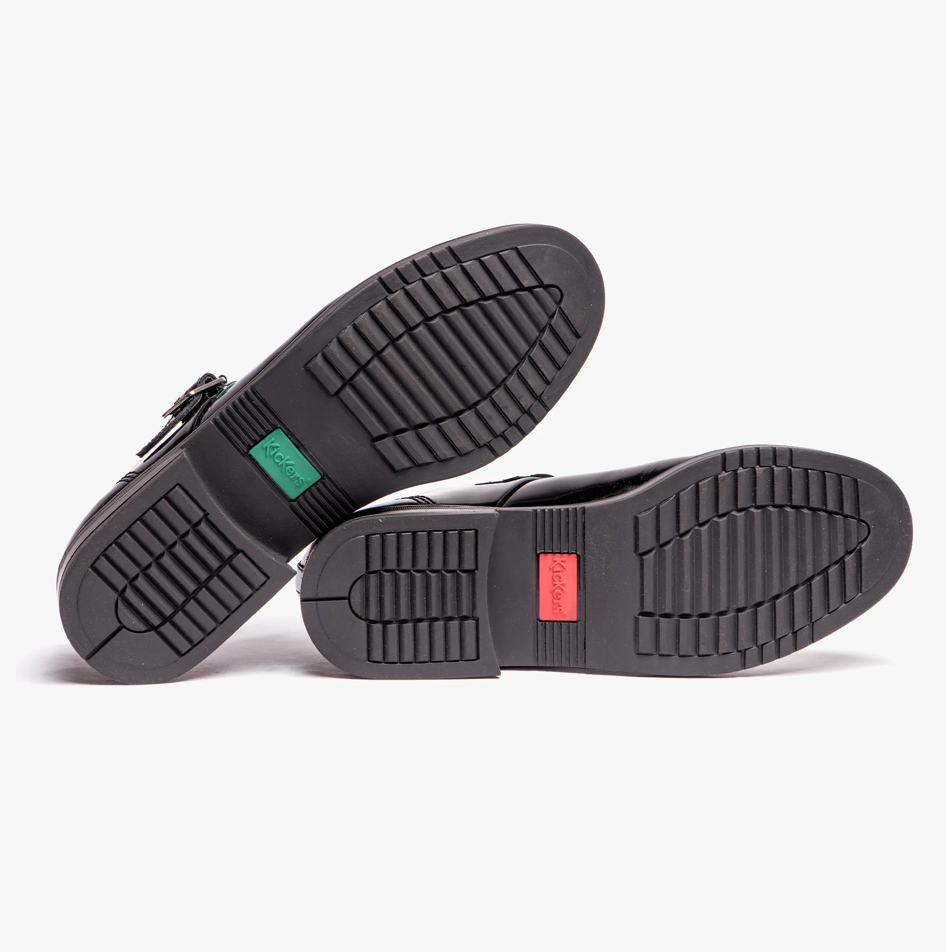Kickers LACH T-BAR PATL JF Youth Womens School Shoes Black
