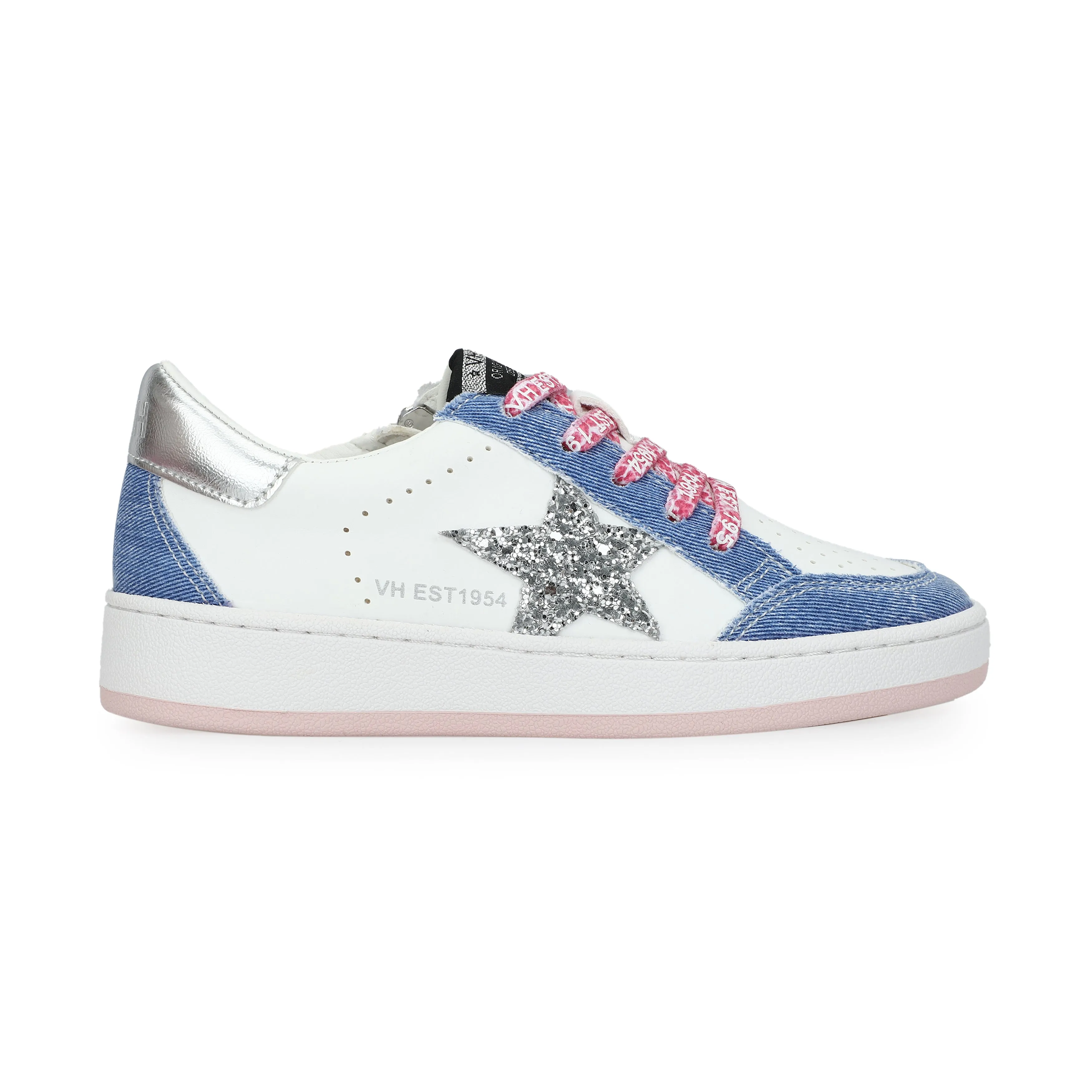 KIDS BETTY - WHITE DENIM MULTI