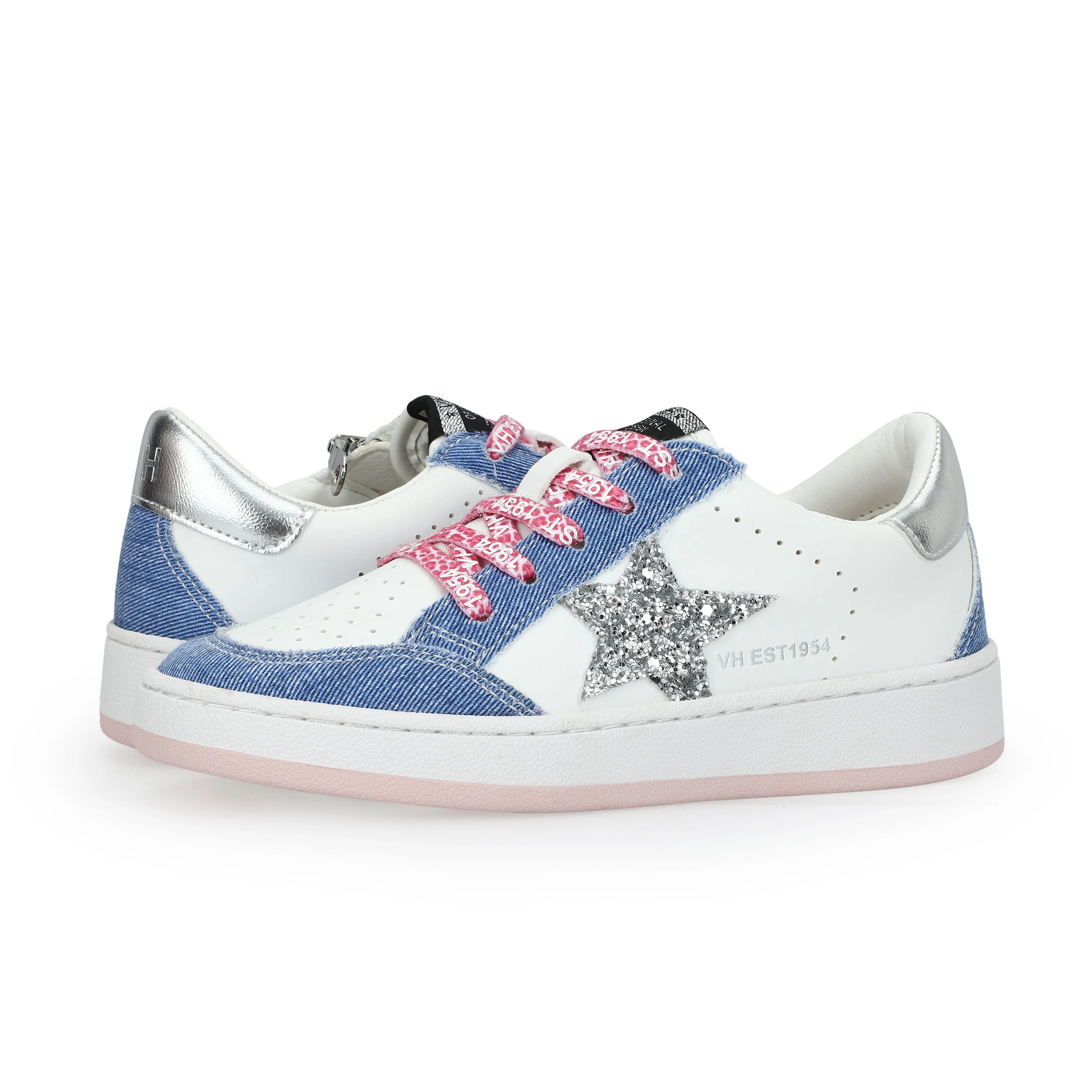 KIDS BETTY - WHITE DENIM MULTI