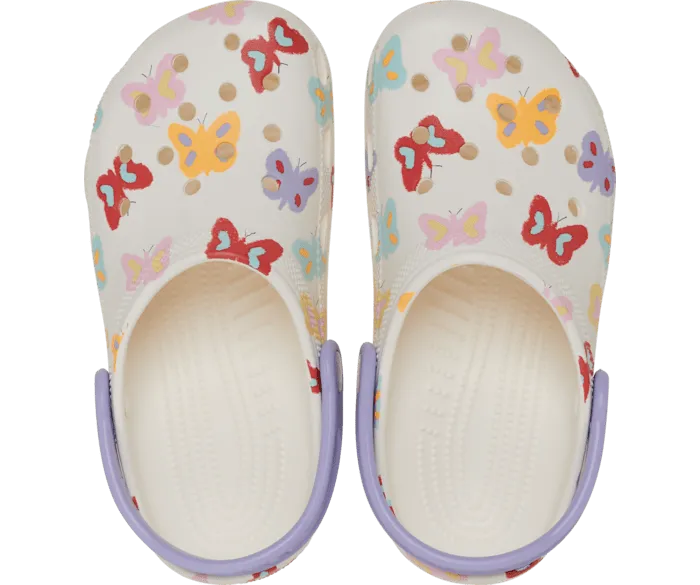 Kids’ Classic Butterfly Graphic Clog