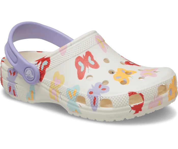 Kids’ Classic Butterfly Graphic Clog