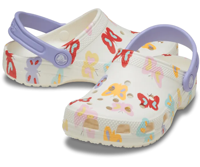 Kids’ Classic Butterfly Graphic Clog