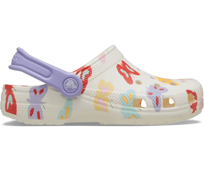 Kids’ Classic Butterfly Graphic Clog
