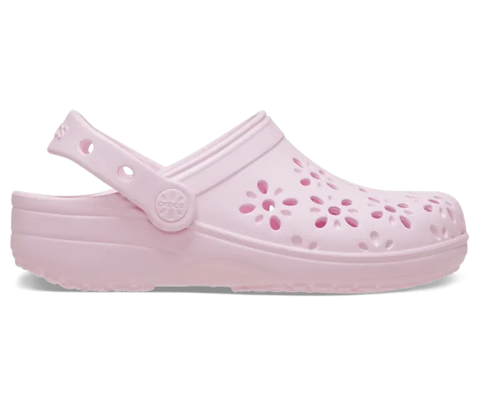 Kids' Classic Floral Cut-Out Clog