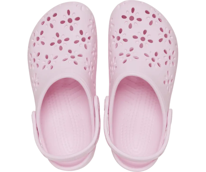 Kids' Classic Floral Cut-Out Clog