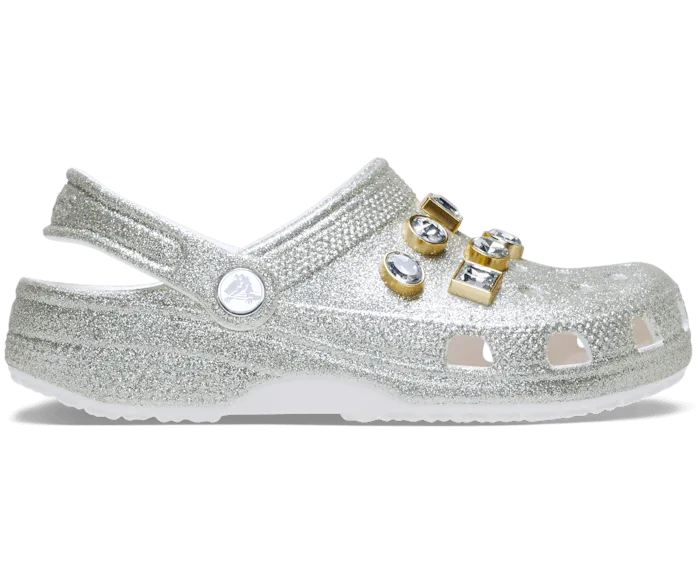 Kids' Classic Glitter Embellished Clog