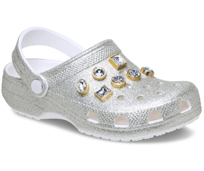 Kids' Classic Glitter Embellished Clog