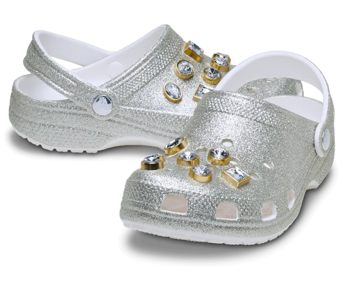 Kids' Classic Glitter Embellished Clog
