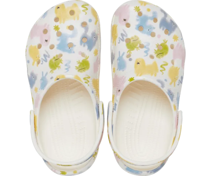 Kids' Classic Pastel Pets Clog