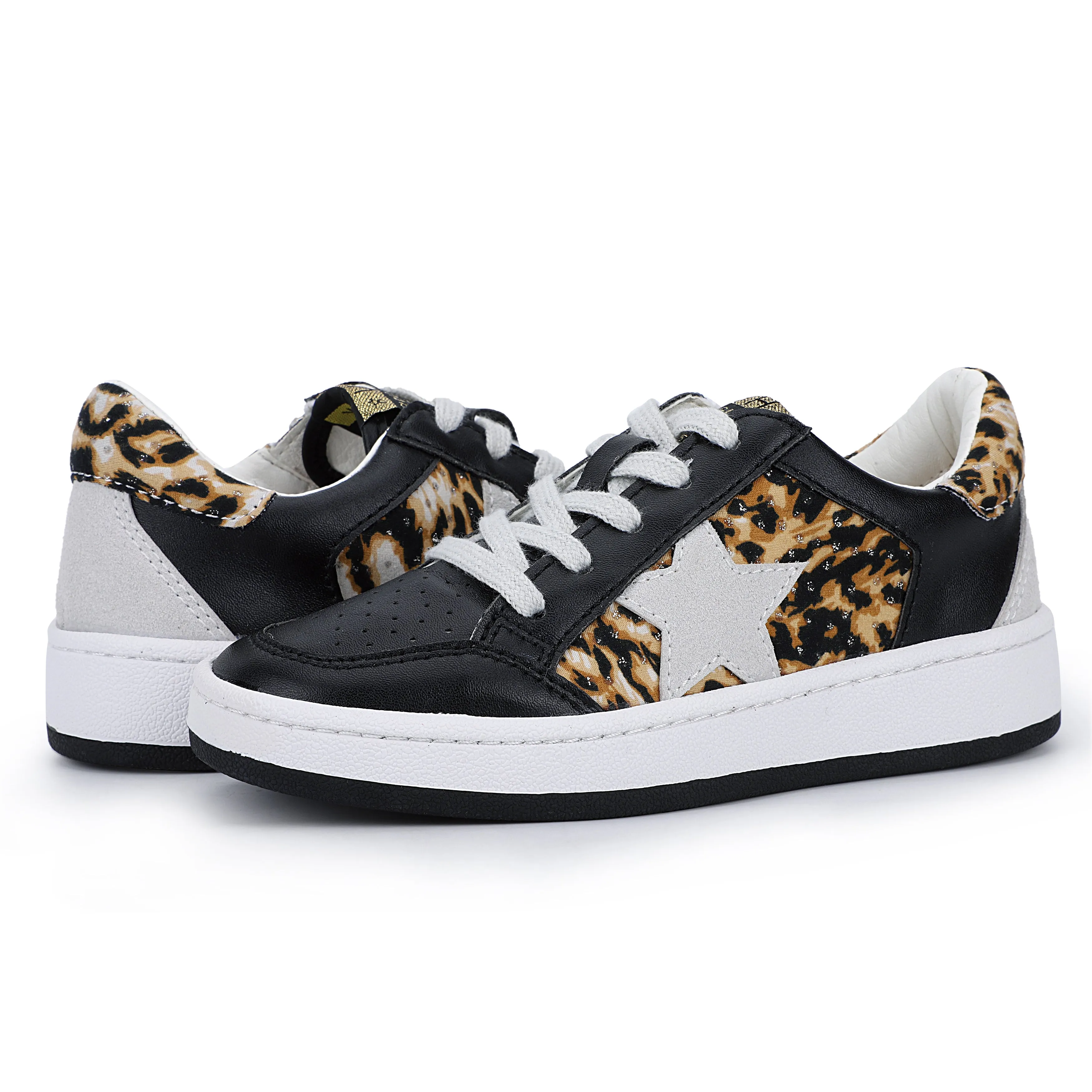 KIDS JENESSE - BLACK/ CHEETAH