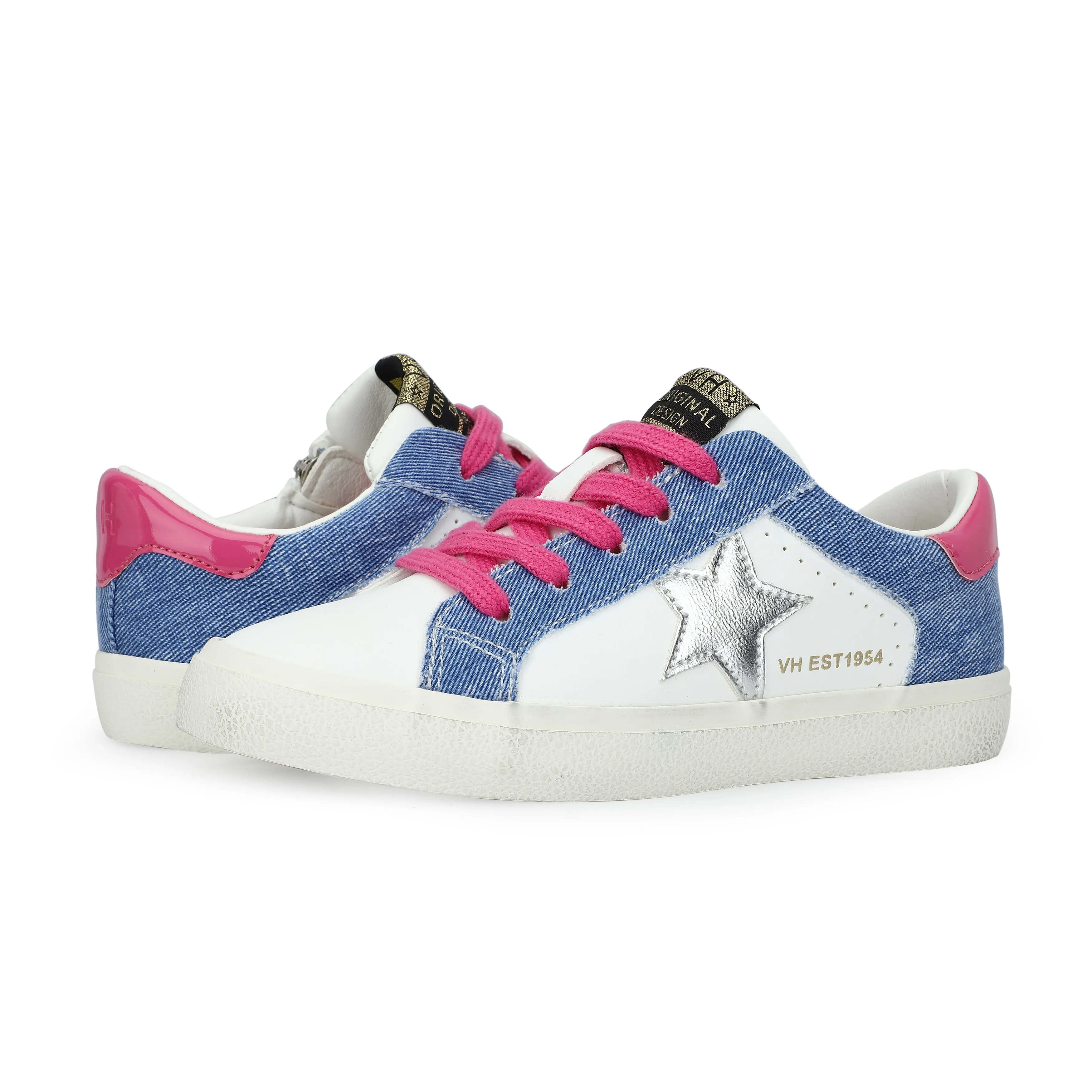 KIDS LULU - WHITE DENIM MULTI