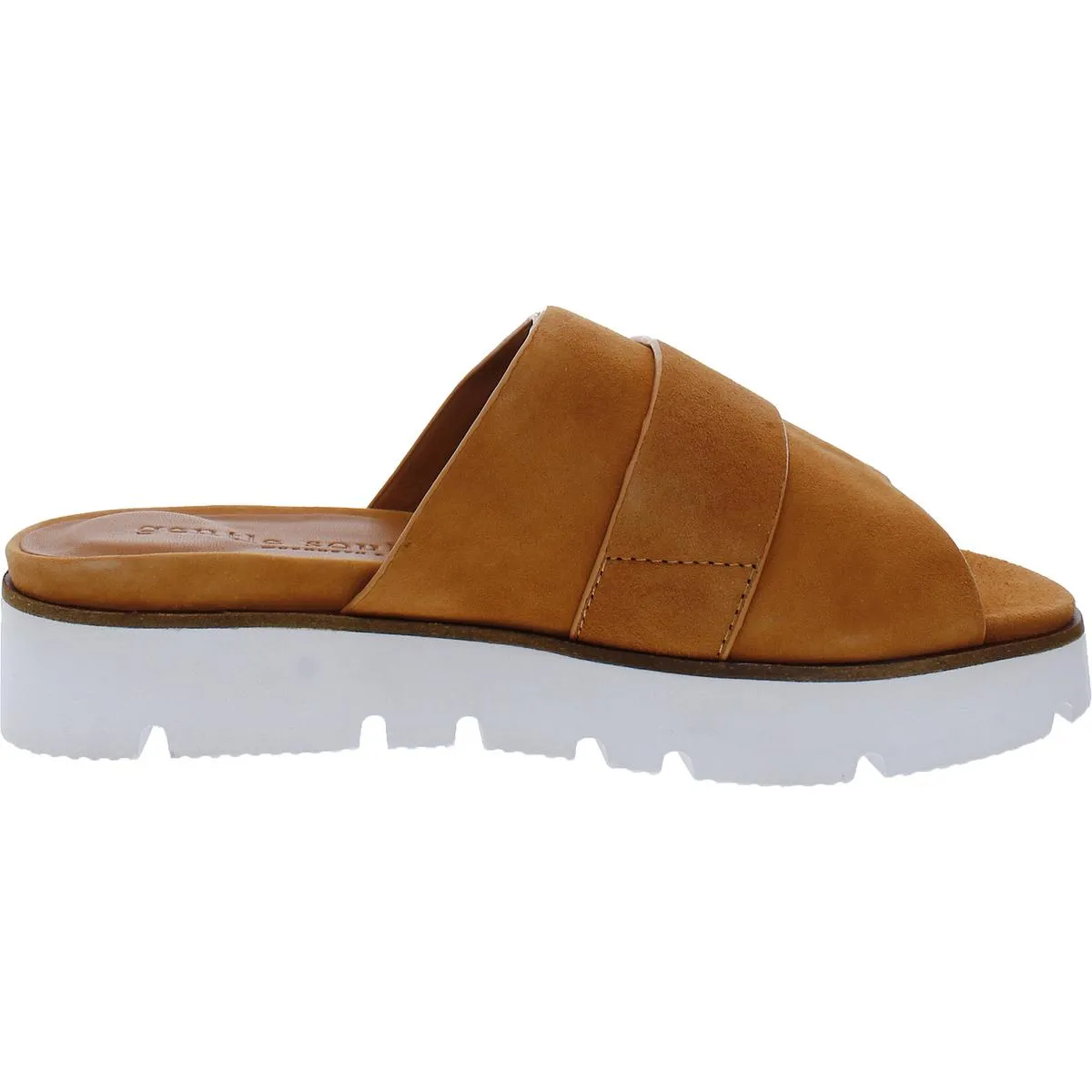 Lavern Strap Slide Womens Leather Open Toe Slide Sandals