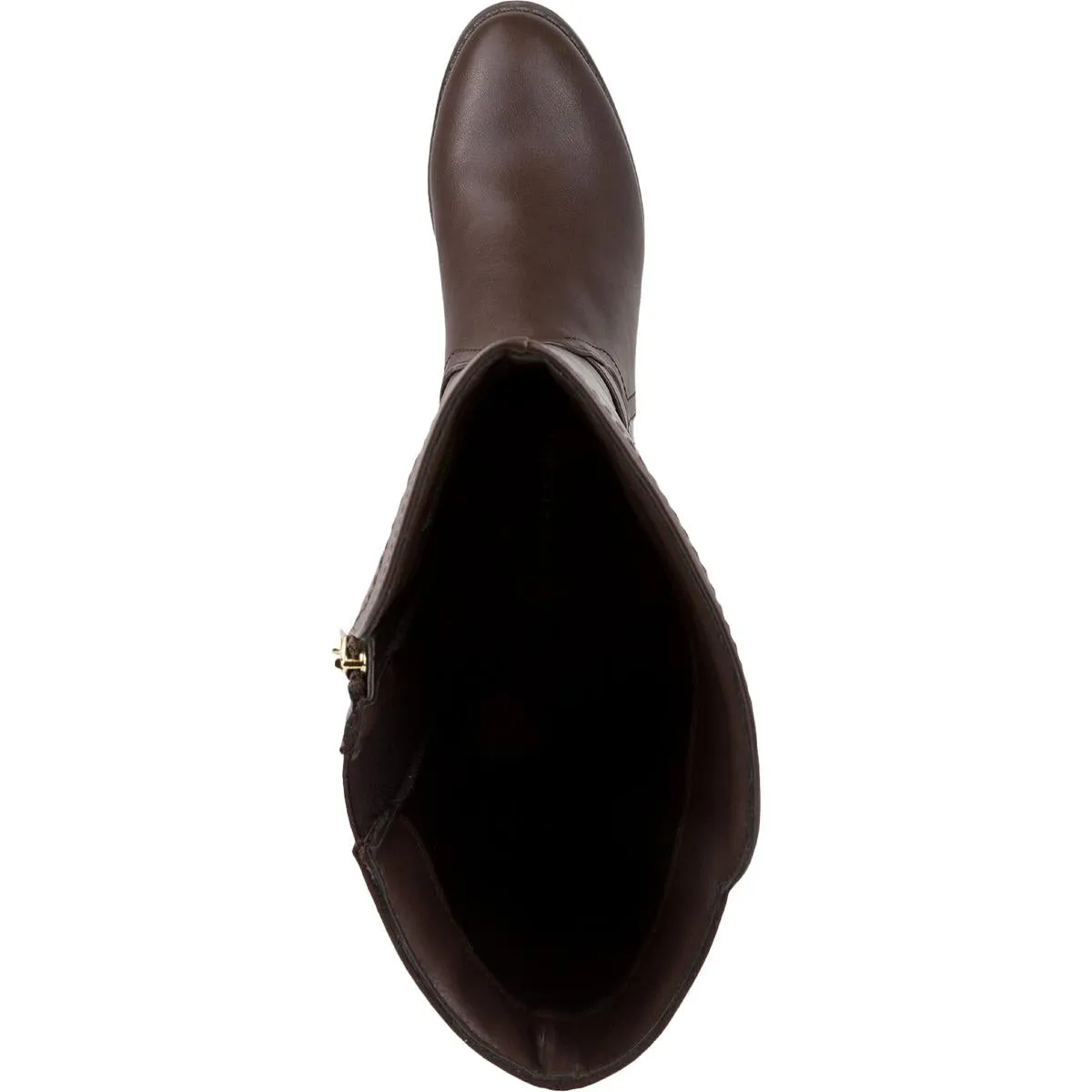 Leandraa Womens Faux Leather Knee-High Boots