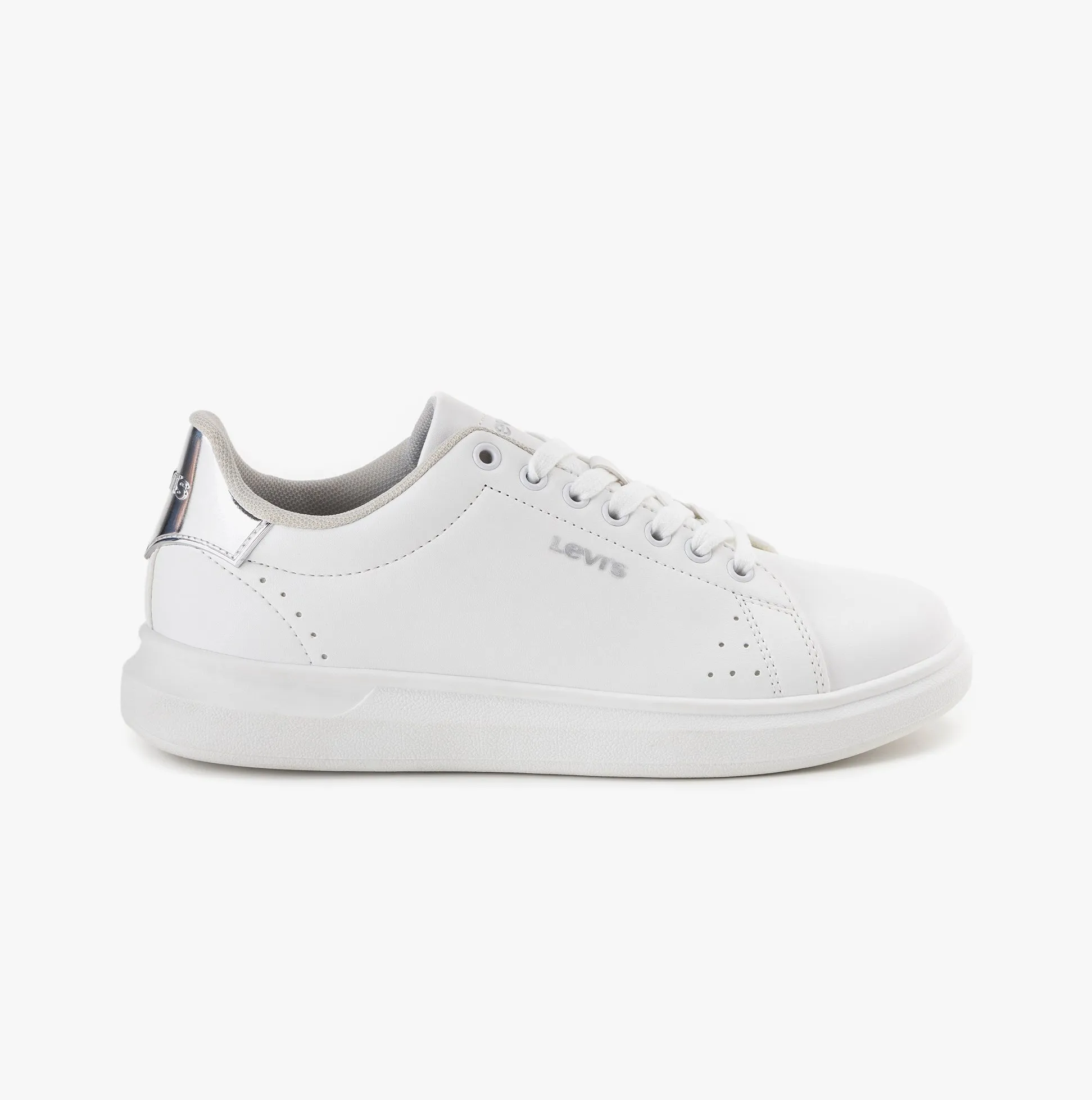 Levi's ELLIS 2.0 Womens Trainers White/Silver