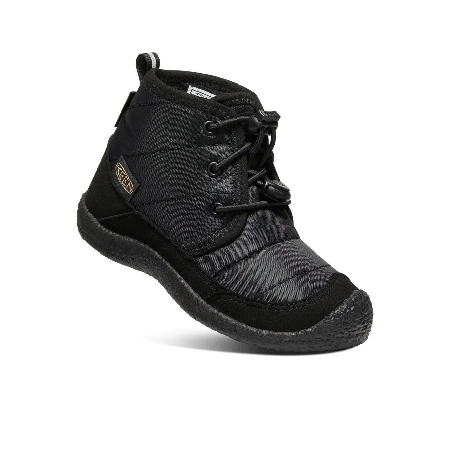 Little Kids' Howser II Waterproof Chukka  |  Black/Black KEEN