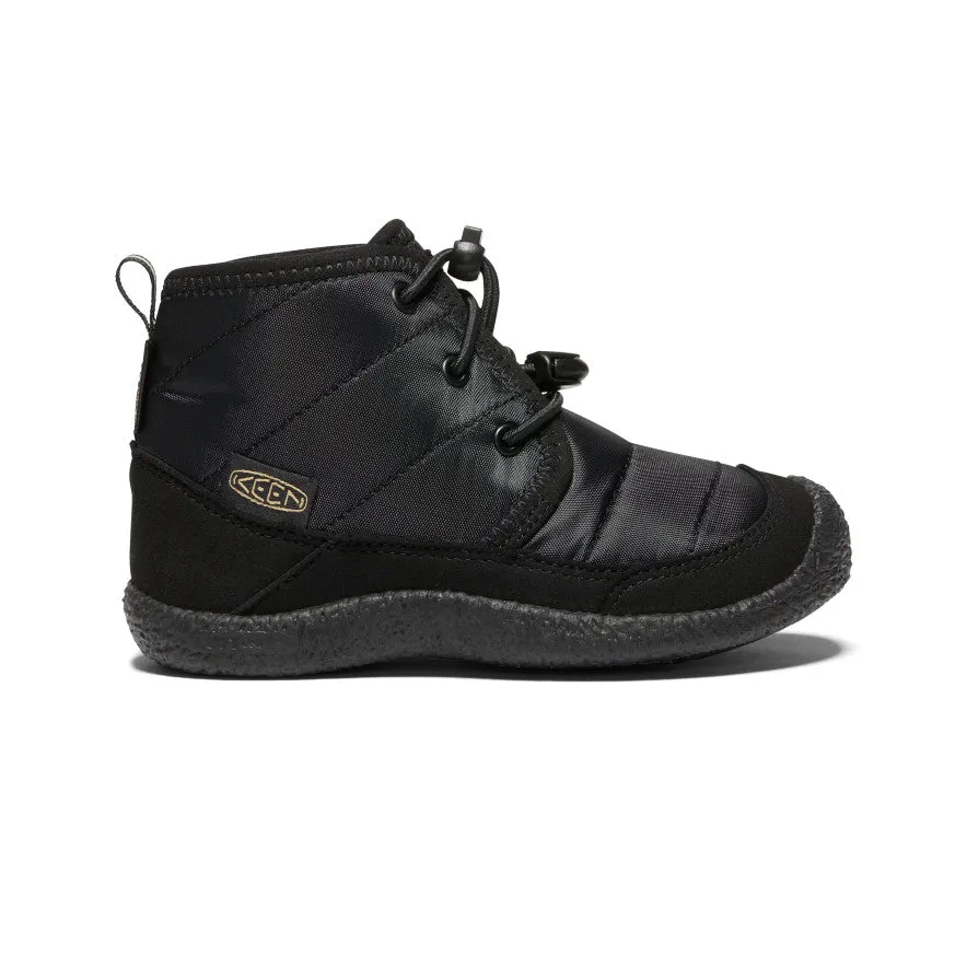 Little Kids' Howser II Waterproof Chukka  |  Black/Black KEEN