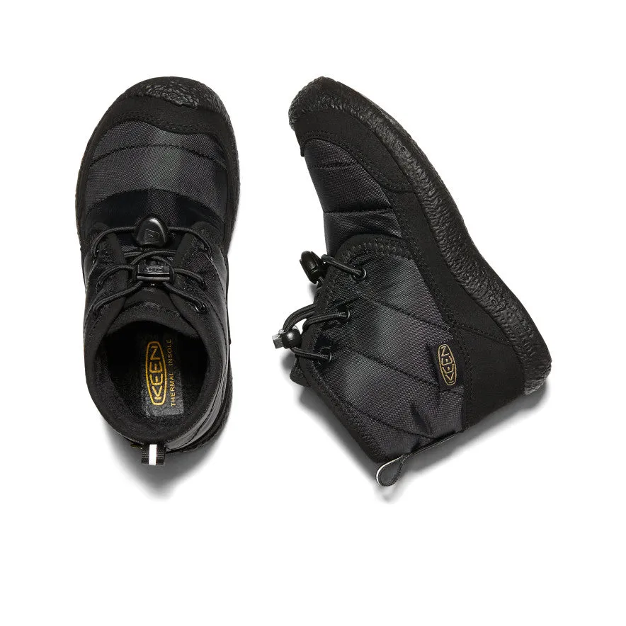 Little Kids' Howser II Waterproof Chukka  |  Black/Black KEEN