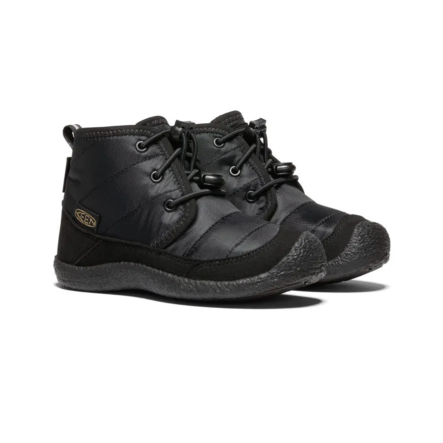 Little Kids' Howser II Waterproof Chukka  |  Black/Black KEEN