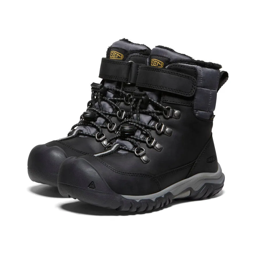 Little Kids' Kanibou Waterproof Winter Boot  |  Black/Magnet KEEN