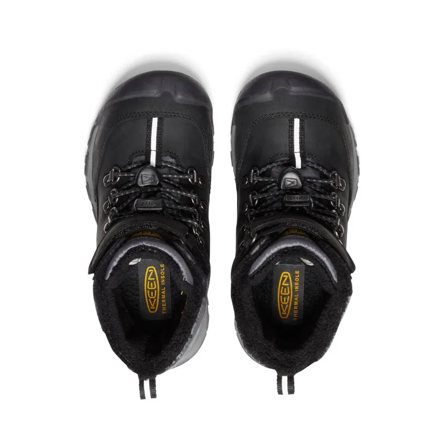 Little Kids' Kanibou Waterproof Winter Boot  |  Black/Magnet KEEN