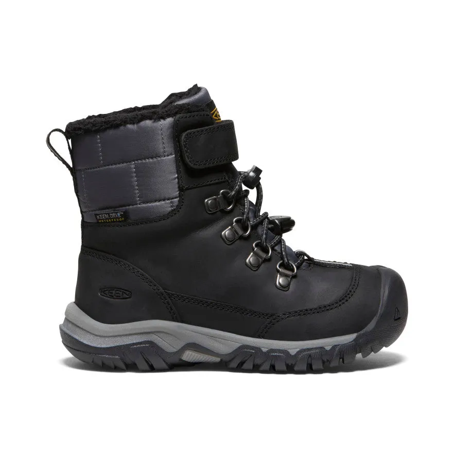 Little Kids' Kanibou Waterproof Winter Boot  |  Black/Magnet KEEN