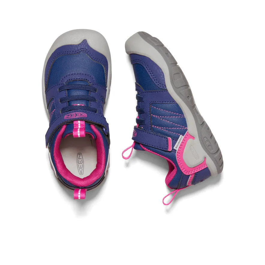 Little Kids' Knotch Peak Sneaker  |  Blue Depths/Pink Peacock KEEN