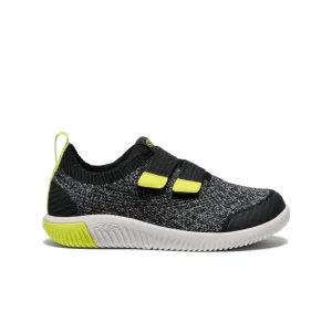 Little Kids' KNX Knit Double Strap  |  Black/Evening Primrose KEEN