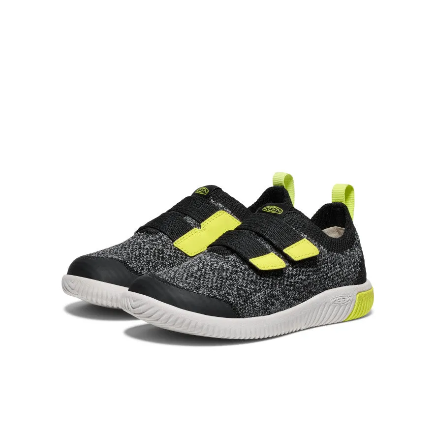 Little Kids' KNX Knit Double Strap  |  Black/Evening Primrose KEEN
