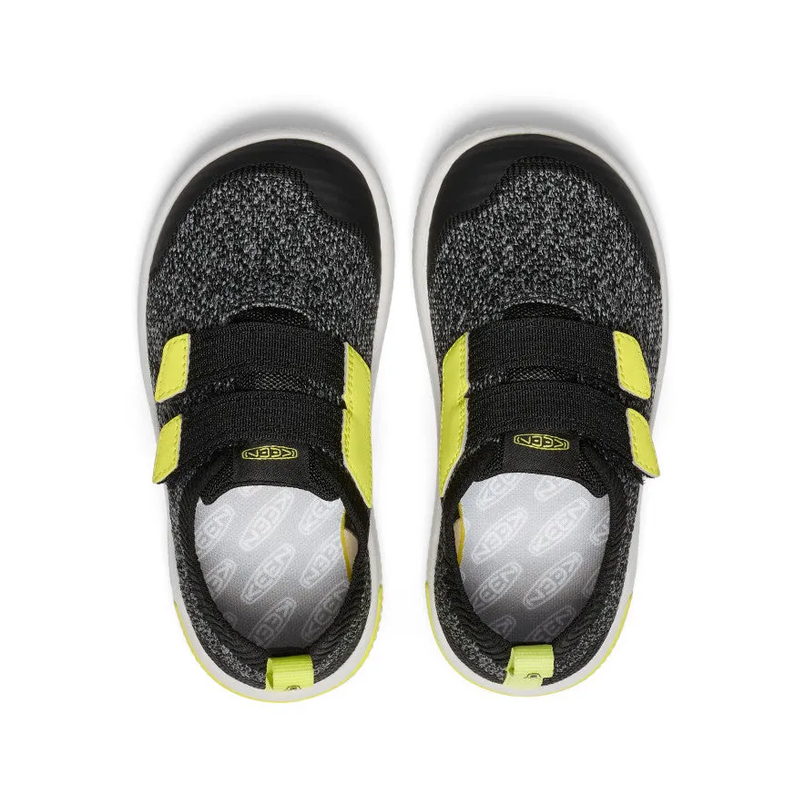 Little Kids' KNX Knit Double Strap  |  Black/Evening Primrose KEEN