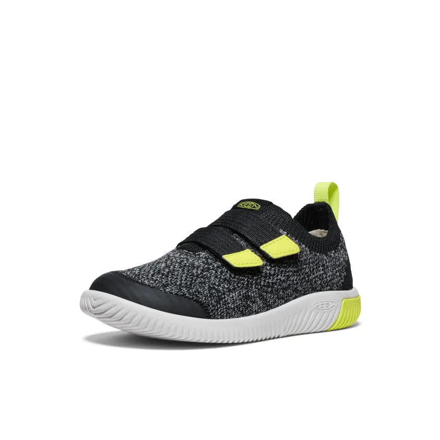 Little Kids' KNX Knit Double Strap  |  Black/Evening Primrose KEEN