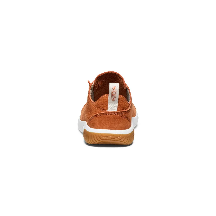 Little Kids' KNX Leather Sneaker  |  Gold Flame/Star White KEEN