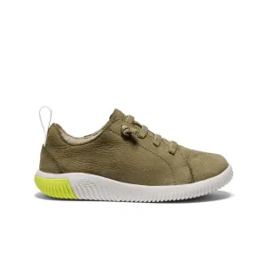 Little Kids' KNX Leather Sneaker  |  Martini Olive/Evening Primrose KEEN