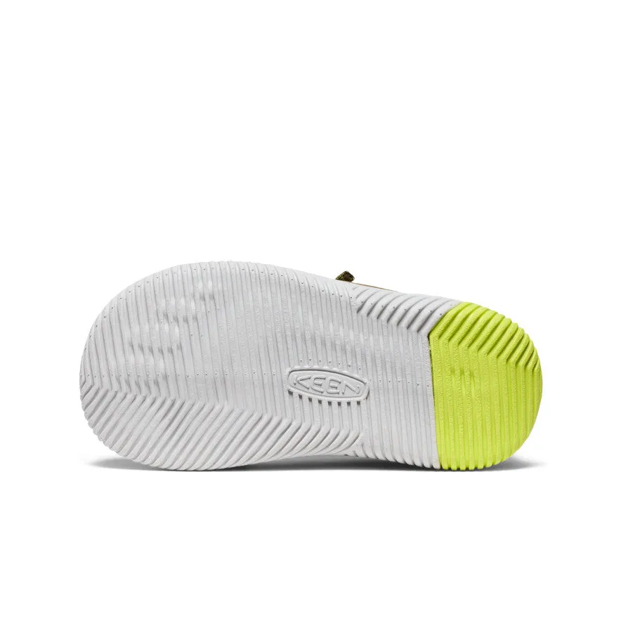 Little Kids' KNX Leather Sneaker  |  Martini Olive/Evening Primrose KEEN