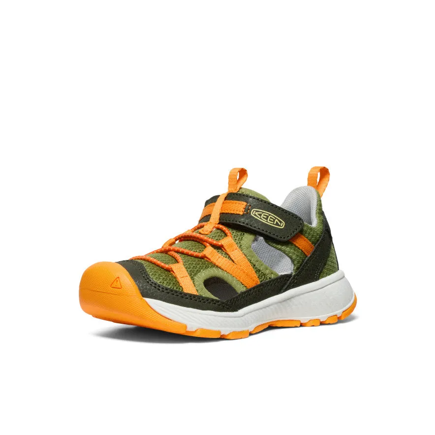 Little Kids' Motozoa Sandal  |  Forest Night/Bright Marigold KEEN