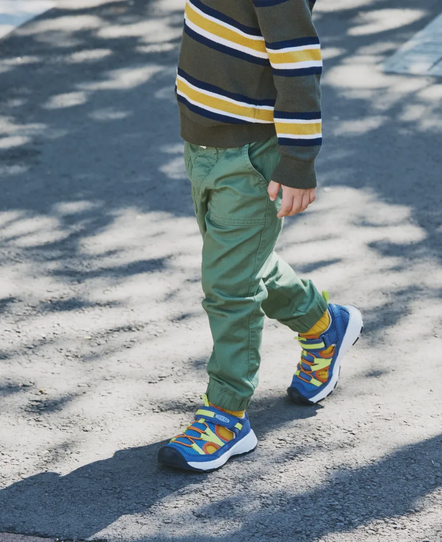 Little Kids' Motozoa Sandal  |  Vintage Indigo/Scarlet Ibis KEEN