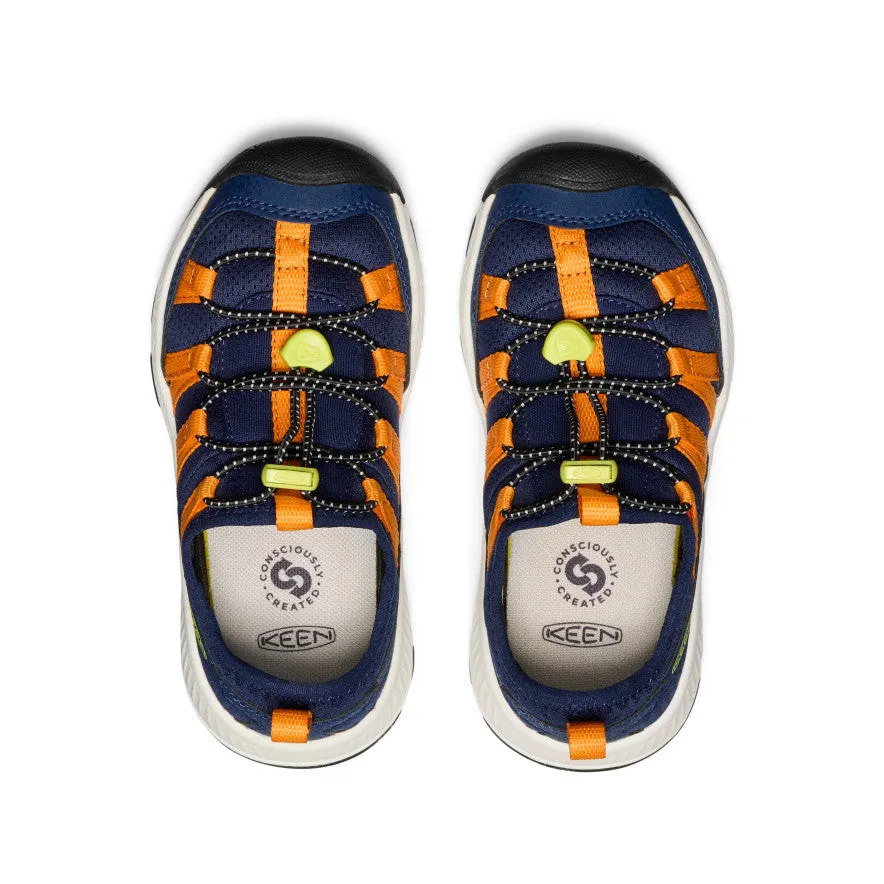 Little Kids' Motozoa Sneaker  |  Naval Academy/Bright Marigold KEEN