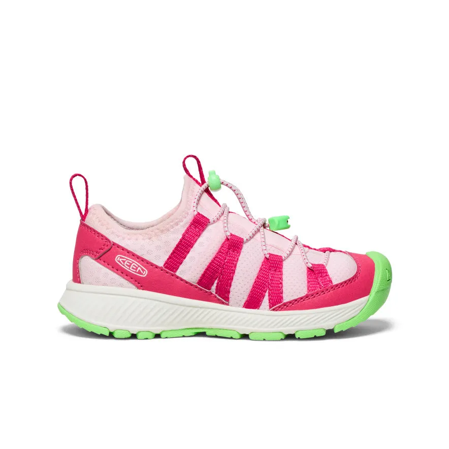 Little Kids' Motozoa Sneaker  |  Raspberry/Summer Green KEEN