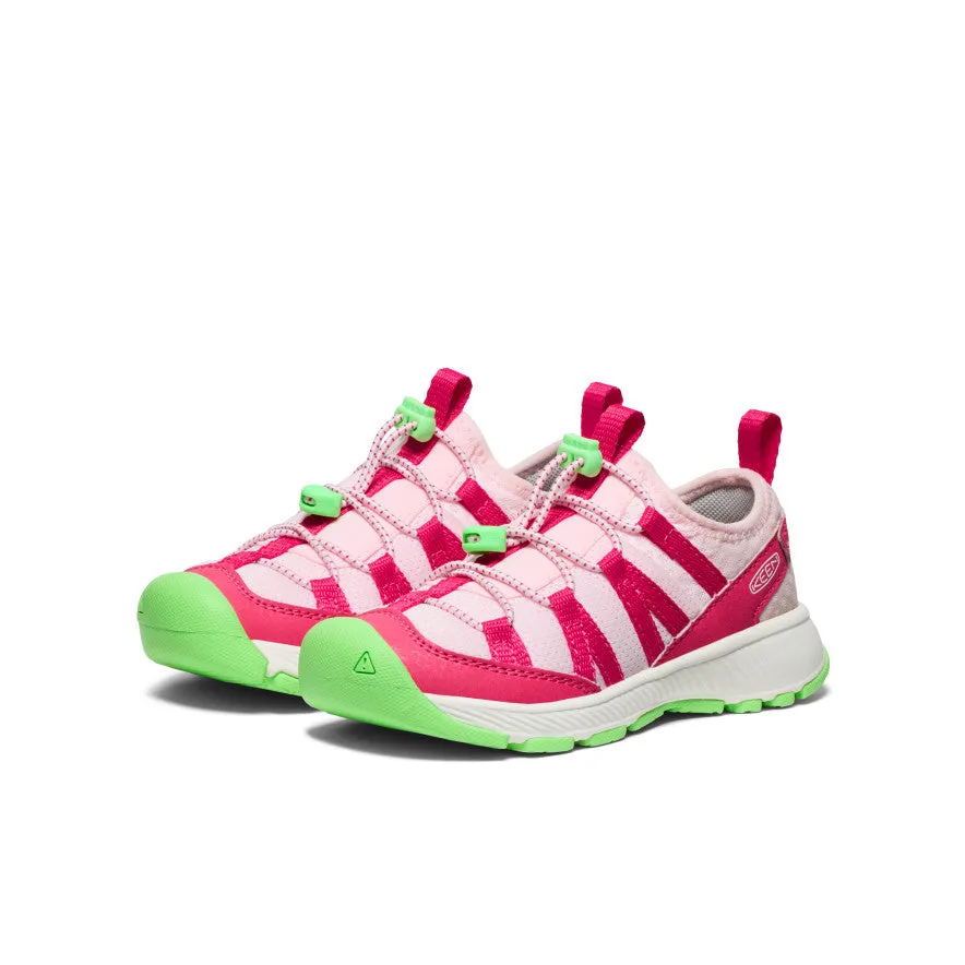 Little Kids' Motozoa Sneaker  |  Raspberry/Summer Green KEEN