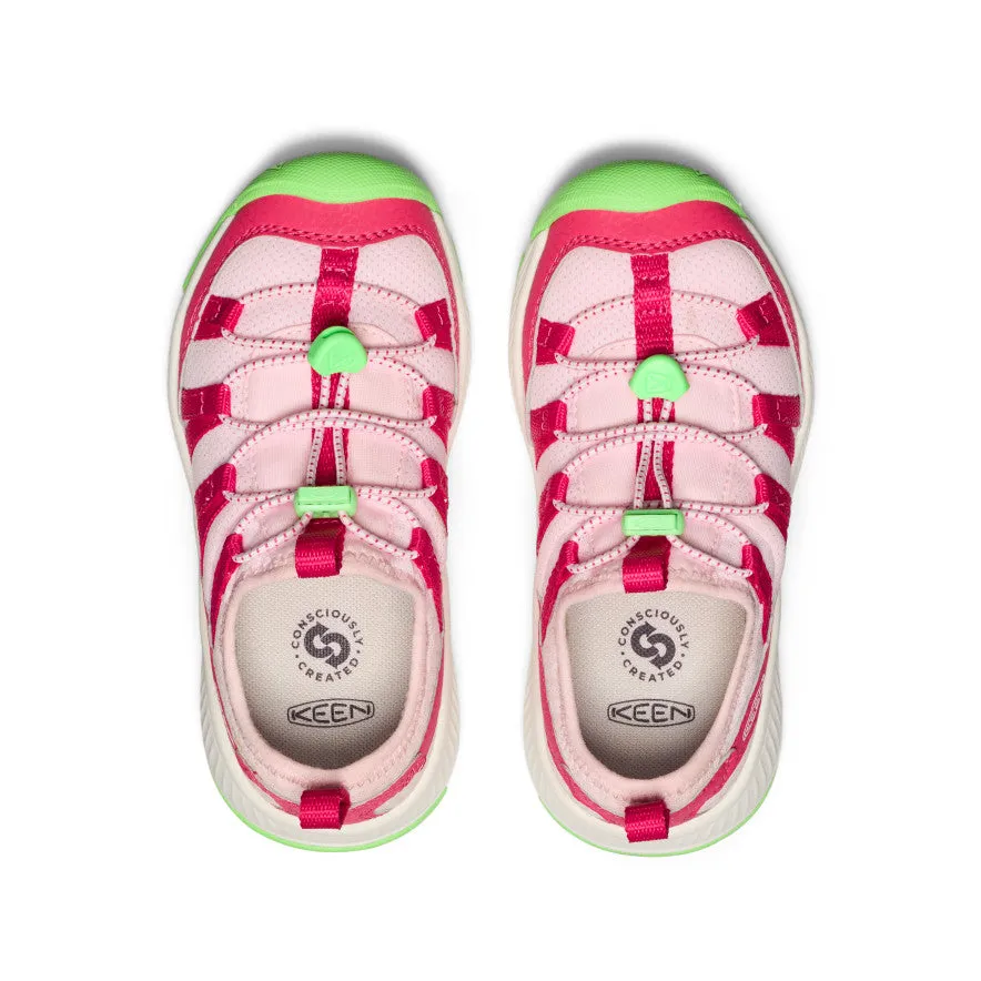 Little Kids' Motozoa Sneaker  |  Raspberry/Summer Green KEEN