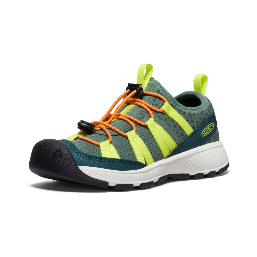 Little Kids' Motozoa Sneaker  |  Sea Moss/Scarlet Ibis KEEN