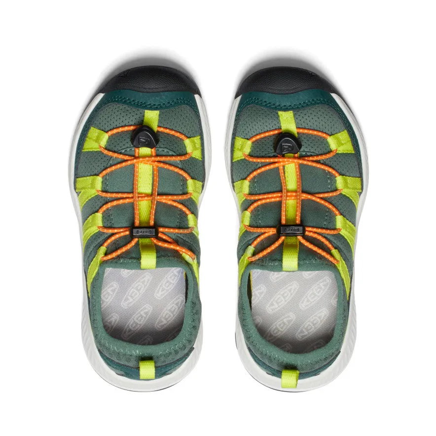Little Kids' Motozoa Sneaker  |  Sea Moss/Scarlet Ibis KEEN