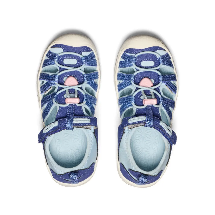 Little Kids' Moxie Sandal  |  Skipper Blue/Giggle Pink KEEN