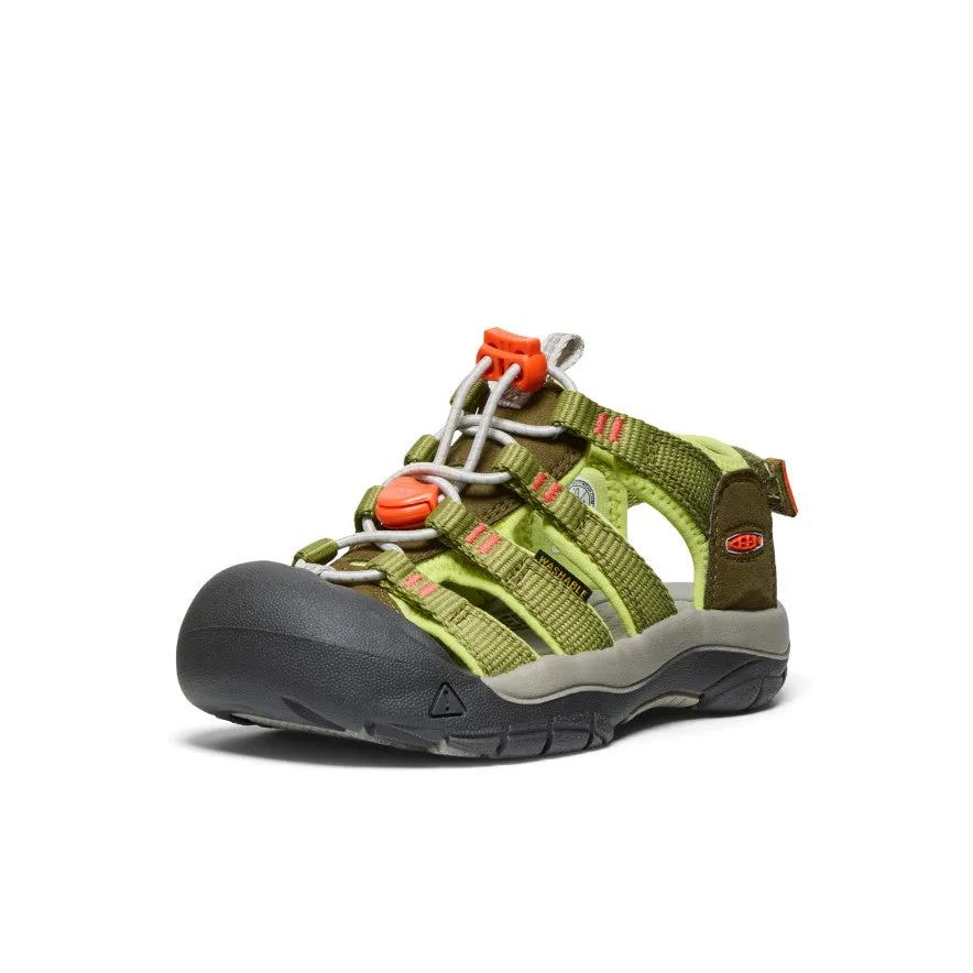 Little Kids' Newport Boundless Sandal  |  Dark Olive/Scarlet Ibis KEEN