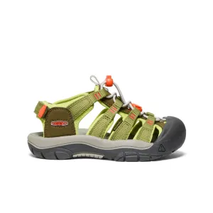 Little Kids' Newport Boundless Sandal  |  Dark Olive/Scarlet Ibis KEEN