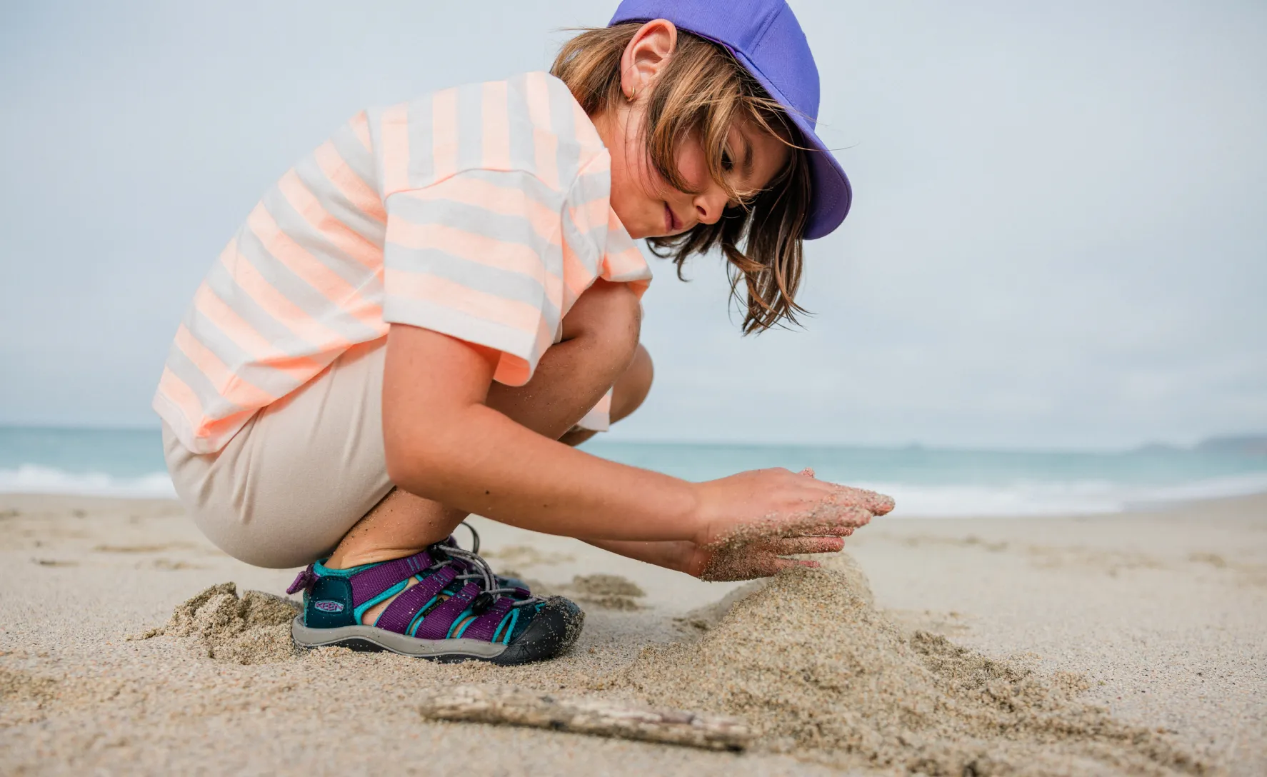 Little Kids' Newport Boundless Sandal  |  Naval Academy/Evening Primrose KEEN