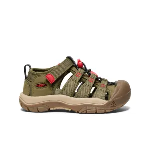Little Kids' Newport H2  |  Martini Olive/Aura Orange KEEN