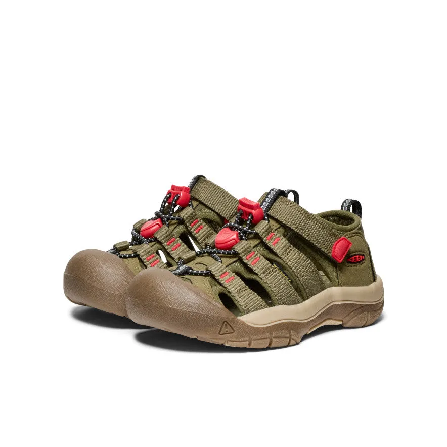 Little Kids' Newport H2  |  Martini Olive/Aura Orange KEEN