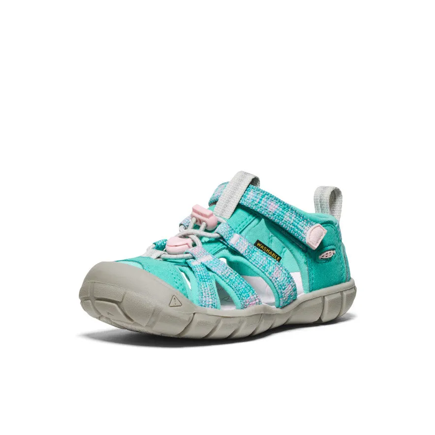Little Kids' Seacamp II CNX  |  Bright Aqua/Giggle Pink KEEN
