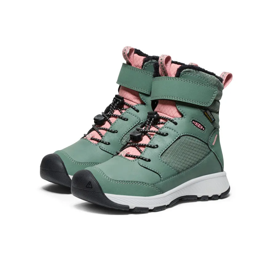 Little Kids' Skua Waterproof Winter Boot  |  Dark Forest/Rose Elegance KEEN