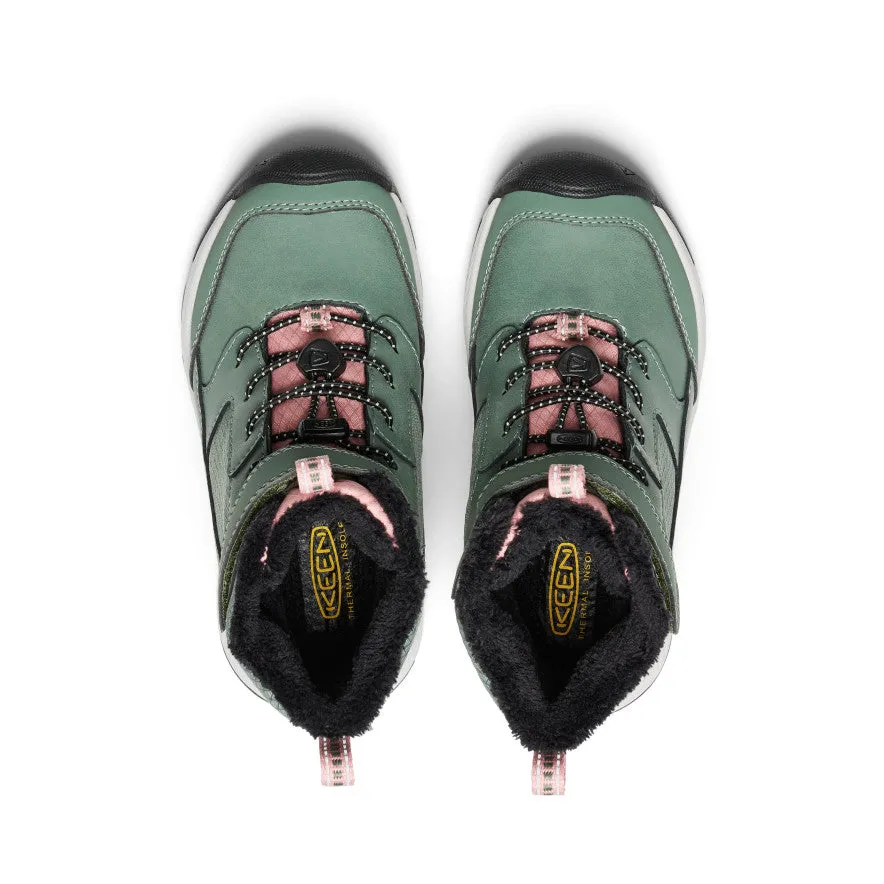 Little Kids' Skua Waterproof Winter Boot  |  Dark Forest/Rose Elegance KEEN